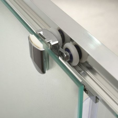 Душевая дверь BelBagno Uno 140 UNO-195-BF-1-140-C-Cr профиль Хром стекло прозрачное 