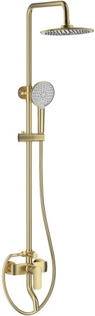 Душевая система WONZON & WOGHAND, Брашированное золото (WW-AE3354-BG) 