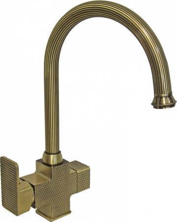 Смеситель для кухонной мойки Zorg Antic A 52 KF-BR 