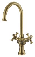Смеситель Zorg Antic A 6003K-BR для кухонной мойки