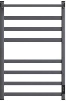 Полотенцесушитель электрический Point Меркурий PN83858PGR П7 500x800 с полкой, диммер справа, графит премиум