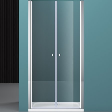 Душевая дверь BelBagno Etna 130 ETNA-B-2-130-C-Cr профиль Хром стекло прозрачное 