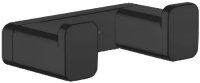 Крючок для ванной комнаты двойной Rose RG1821H, черный