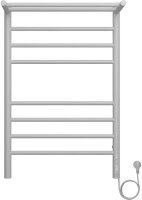 Полотенцесушитель электрический с полкой Terminus Аврора П8 50х80 КС 903, белый матовый