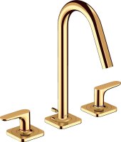 Смеситель Axor Citterio M 34133990 для раковины, полированное золото Смеситель Axor Citterio M 34133990 для раковины, полированное золото