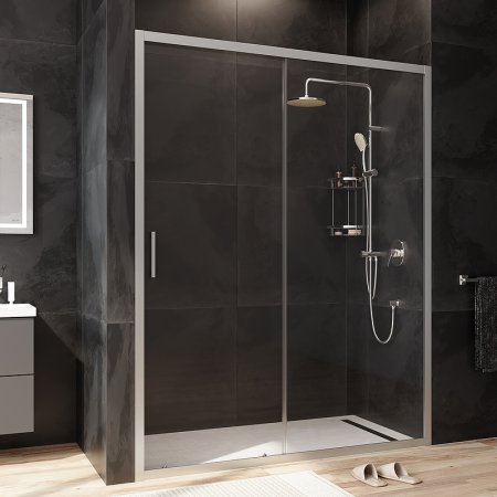 Душевая дверь AM.PM Gem 150 W90G-150-1-195MT профиль Хром матовый стекло прозрачное 