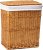 Корзина для белья WasserKRAFT Ammer WB-370-M светло-коричневая, средняя 