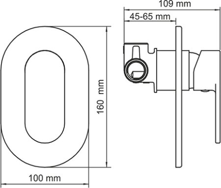 Смеситель WasserKRAFT Elbe 7451 для душа 