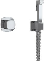 Гигиенический душ со смесителем WasserKRAFT A08657 Никель