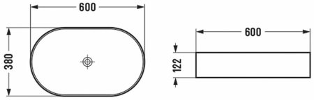 Раковина-чаша Vincea 60 VBS-50760 Белая 