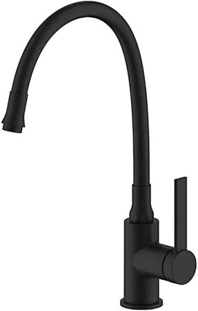 Смеситель для кухни Frap H67-6 F4067-6 Черный матовый 