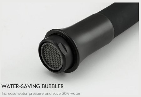 Смеситель для кухни Frap H67-6 F4067-6 Черный матовый 