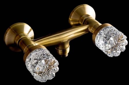 Смеситель для душа Boheme Crystal 314-CRST Бронза 