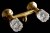 Смеситель для душа Boheme Crystal 314-CRST Бронза 