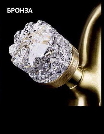 Смеситель для душа Boheme Crystal 314-CRST Бронза 