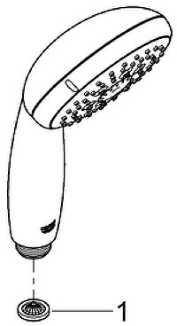 Ручной душ Grohe Tempesta New 28578002 Хром 