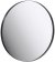 Зеркало Aqwella RM 80 черное 
