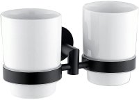 Стакан для зубных щеток Allen Brau Priority 6.31003-31 Белый Черный матовый