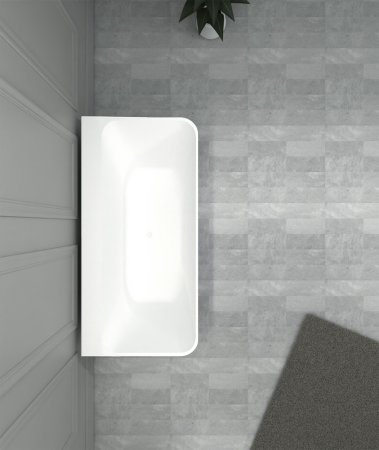 Ванна из искусственного камня ABBER Stein AS9619 белая матовая 