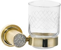 Стакан для зубных щеток Boheme Royal Cristal 10924-G Золото