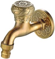 Кран для одного типа воды Bronze de Luxe 21982/2 Бронза с насадкой для шланга