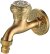 Кран для одного типа воды Bronze de Luxe 21982/2 Бронза с насадкой для шланга 