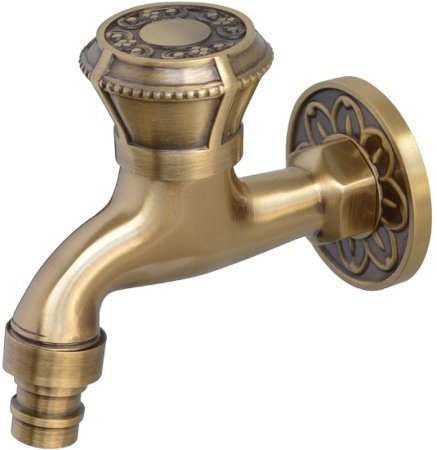 Кран для одного типа воды Bronze de Luxe 21982/2 Бронза с насадкой для шланга 