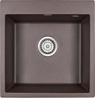 Мойка кухонная Paulmark Praktisch PM105152-CO 51х52см, кофе