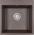 Мойка кухонная Paulmark Praktisch PM105152-CO 51х52см, кофе 