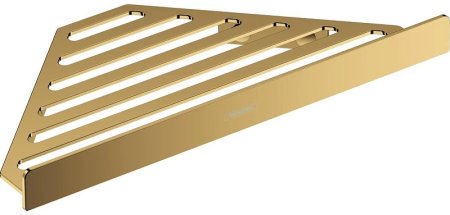 Металлическая полка Hansgrohe AddStoris 41741990 угловая Полированное золото 