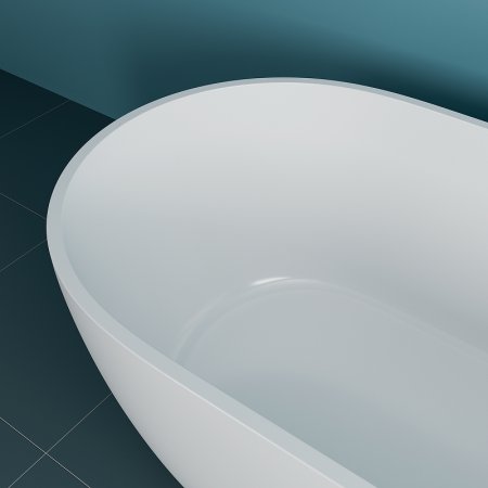 Ванна из искусственного камня Delice Olivia 165х80 DLR_330002 без антискользящего покрытия 