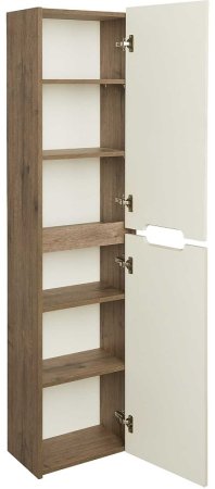 Шкаф пенал Aquaton Оливия 40 1A254603OLVG0 подвесной Бежевый Дуб велл 