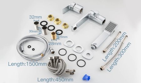 Смеситель на борт ванны Frap H46 F1146 Хром 