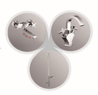 Комплект для ванной Hoffnung HFG-9898 Trio хром Комплект для ванной Hoffnung HFG-9898 Trio хром