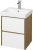 Тумба под раковину Aquaton Сканди 45 1A251601SDZ90 подвесная Белый Дуб рустикальный 
