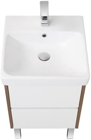 Тумба под раковину Aquaton Сканди 45 1A251601SDZ90 подвесная Белый Дуб рустикальный 
