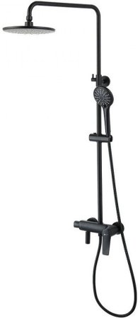 Душевая система Lemark Bronx LM3762BL Черная 