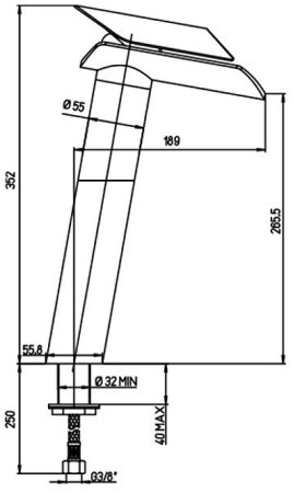 Смеситель для раковины Paini Morgana 73CR205VRLL Хром 