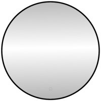 Зеркало с подсветкой LED Fixsen FX-1060B круглое 60х60 см, черное Зеркало с подсветкой LED Fixsen FX-1060B круглое 60х60 см, черное