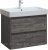 Тумба с раковиной Aquanet Nova Lite 75 дуб серый (2 ящика) 