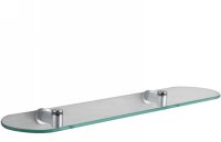 Стеклянная полка Azario Forny AZ-88303 Хром