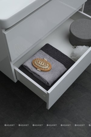 Тумба с раковиной Aquanet Вега 80 (2 ящика) 