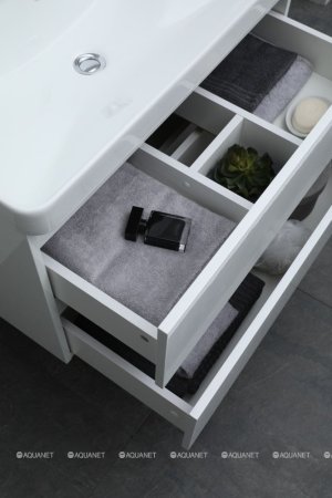 Тумба с раковиной Aquanet Вега 80 (2 ящика) 