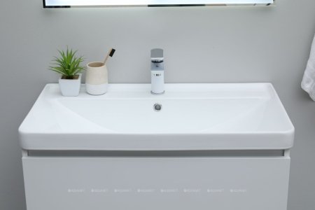 Тумба с раковиной Aquanet Вега 80 (2 ящика) 