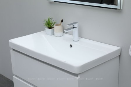 Тумба с раковиной Aquanet Вега 80 (2 ящика) 