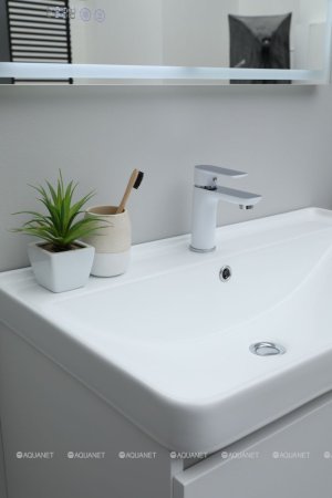 Тумба с раковиной Aquanet Вега 80 (2 ящика) 