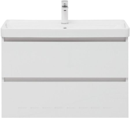 Тумба с раковиной Aquanet Вега 80 (2 ящика) 