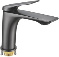 Смеситель для раковины Shevanik S9101T, оружейная сталь