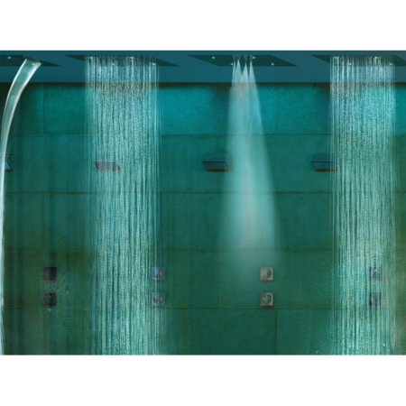 Верхний душ Bossini Dream H38908.030 4 режима, хром, с RGB хромотерапией 