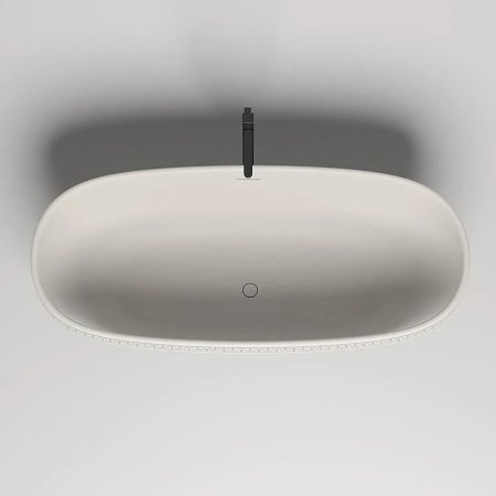 Ванна из искусственного камня Salini Greca Meander 180х80 103021MRF покраска по RAL полностью матовая 